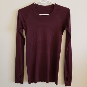 Lululemon swiftly tech long sleeve size 4